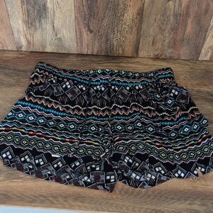 Grace & Lace High Waist Colorful Design Shorts XL     -513D